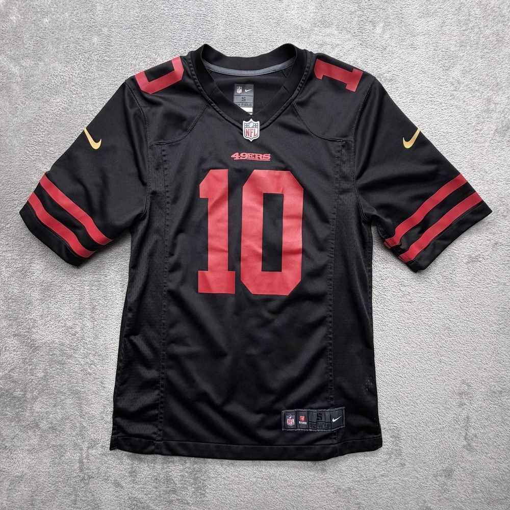 San Francisco 49ers Jersey Mens S Black NFL Football Garoppolo 10 Nike